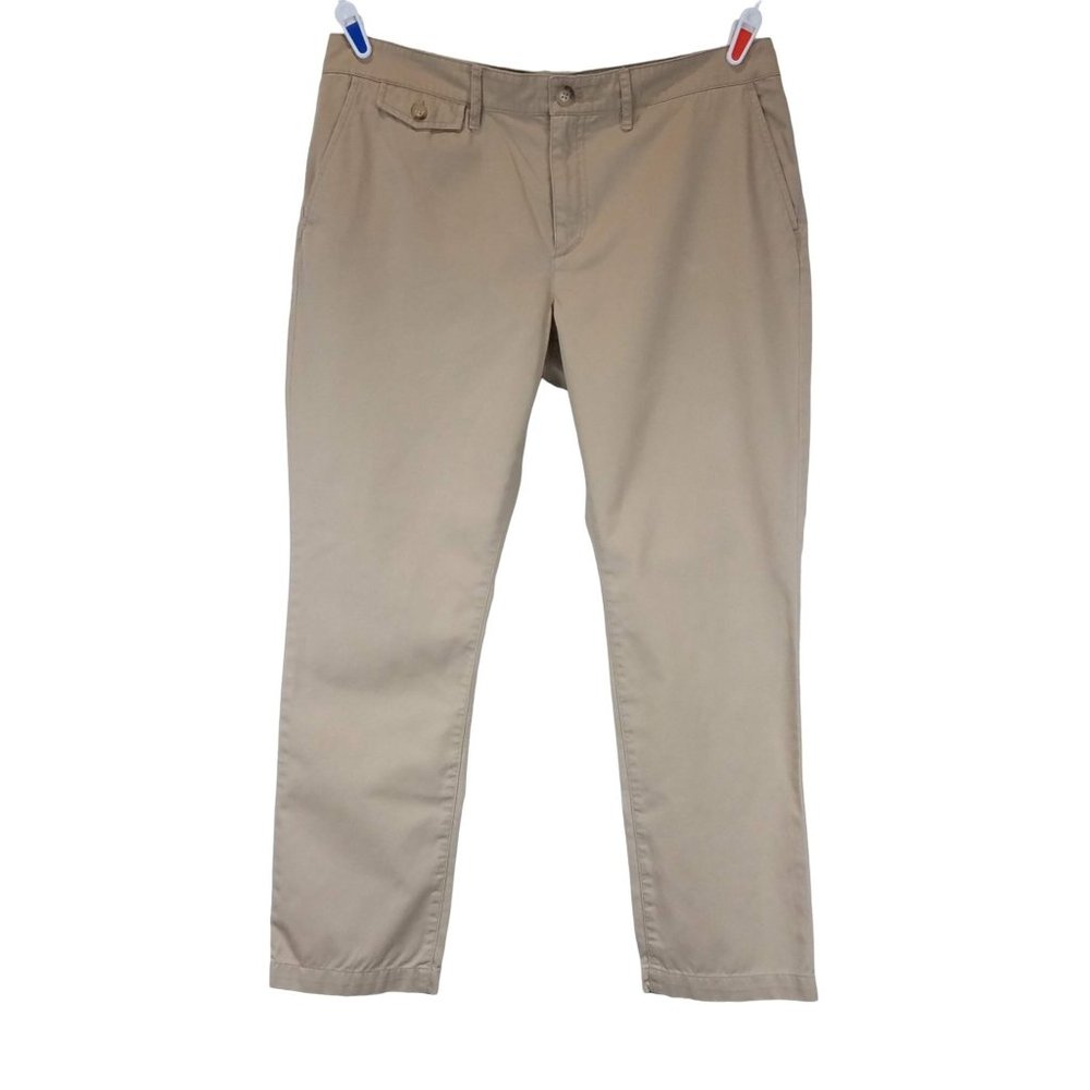 Ralph Lauren Jeans Co khaki Chino size 12 Button zip Medium Rise